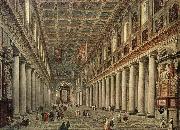 Interior of the Santa Maria Maggiore in Rome Giovanni Paolo Pannini